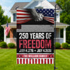 Custom Family Name 250 Years Of Freedom 1776-2026 Garden Flag LM32 895371