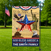 Custom Family Name We The People Flag God Bless America 250th Anniversary Garden Flag CH07 899170