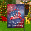 USA 250th Years Anniversary 1776 America 2026 USA July 4th Personalized Garden Flag HA75 897902