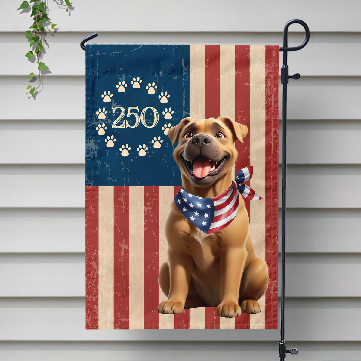 Personalised America Dog 250 Garden Flag Gift For Dog Lovers TH10 169033