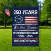 Custom Family Name America’s 250th Anniversary United States Semiquincentennial Garden Flag HO82 900342