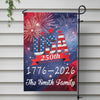 USA 250th Years Anniversary 1776 America 2026 USA July 4th Personalized Garden Flag HA75 897902