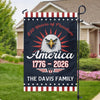 Personalized Gift 250 Years Of Freem Patriotic Garden Flag LM32 895339