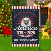 Personalized Gift 250 Years Of Freem Patriotic Garden Flag LM32 895339