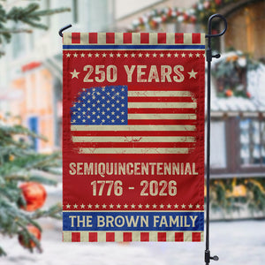 Celebrate 250th Anniversary United States Semiquincentennial Garden Flag Gift for Family HO82 894770