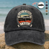 This Is How I Roll - Custom Car Photo Route 66 Vintage Washed Denim Baseball Cap CH07 896426