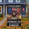 Custom Family Name 250 Years of Sacrifice - United States Veterans Garden Flag HO82 901596