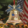 USA 250th Anniversary Bell Acrylic Ornament American Independence Christmas Gift CH07 899212