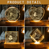 Custom Photo Memorial Engraved Crystal Photo With Light TH10 898241
