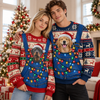 Custom Photo Dog Cat Personalized Christmas Ugly Sweater - Gifts For Dog Cat Lovers HA75 919512