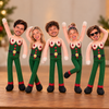 Personalized Funny Face & Fake Body Christmas Elf Mini Me Doll β Custom Photo Poseable Ugly Doll CH07 180914