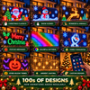 Smart LED Christmas Curtain Lights – Christmas Holiday Home Decor CH07 180902