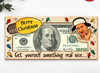 Funny Cousin Christmas Movie Wood Money Holder - Get Yourself Something Real Nice CH07 180790