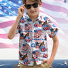Personalized USA 250th Anniversary 1776–2026 Kid Hawaii Shirt – Patriotic Eagle Flag Gift for 4th of July TH10 169397