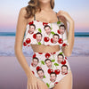Custom Photo Funny Unique Tropical Fruit Bikini Swimsuit Gift for Women LM32 899869
