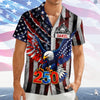 Personalized Name Eagle USA Retro Flag 250 Anniversary Hawaiian Shirt LM32 899697