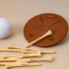 Personalized Leather Golf Bag Tag Gift with Golf Tees Gift for Golfer, Golf Ball Marker HA75 898332