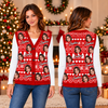 Custom Face Photo With Colorful Background Cardigan Vest TH10 171703