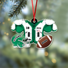 Custom Name Football American Christmas Personalized Acrylic Ornament HA75 897664