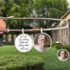 Custom Memorial Photo Walking With You Today & Always Graduation Boutonniere Lapel Pin HA75 921080