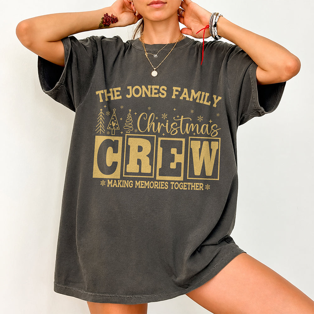 Personalized Christmas Crew Matching Family Comfort Shirt, Xmas Gift for Family HA75 922194