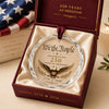 We The People 250 Years of Freedom Glass Ornament, Patriotic 1776–2026 Keepsake Gift CH07 180054