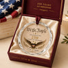 We The People 250 Years of Freedom Glass Ornament, Patriotic 1776–2026 Keepsake Gift CH07 180054