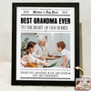 Custom Photo Best Mom Ever To The Heart Of Our Homes Picture Frame Mother's Day Gift HA75 920680
