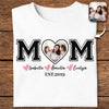 Custom Kid Name Personalized White Shirt For Mom, Mother Day Gift CH07 910846