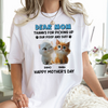 Dad, Mom Thanks For Picking Up Our Poop And Stuff Personalized Bright Shirt Cat Lover Gifts CH07 895246