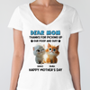Dad, Mom Thanks For Picking Up Our Poop And Stuff Personalized Bright Shirt Cat Lover Gifts CH07 895246