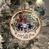 Custom Hunting Photo Wood Slice Christmas Ornament Christmas Tree Decoration TH10 896685