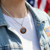 American 250 - A Nation Born Of Freedom Circle Necklace TH10 169457