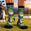 Personalized Lucky Golf Socks, Custom Name Golf Socks Gift for Golfers & Golf Lovers CH07 180850