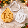 Custom Name Christmas Bauble Cookie Stamp TH10 171499