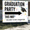 Graduaton Party This Way Yard Sign TH10 892415