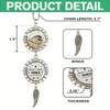 Custom Photo Memorial Forever Loved Dog Cat Pet Car Hanging Ornament With Charm HA75 891956