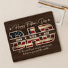 Custom Kid Names To Me You Are The World 2-Layered Wooden Plaque With Stand - Personalized Father’s Day Gift CH07 911402
