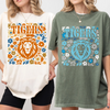 Custom Mascot Comfort Shirt, Floral School Spirit Tee, Football Game Day, Back to School Gift HO82 903044
