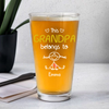 Personalized This Dad Belongs To Us Beer Glass - Father's Day Gift For Husband, Dad, Grandpa LM32 669059