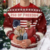 Custom Family Photo 250 Years Of Freedom America Ugly Sweater LM32 897139