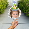 Custom Face Photo Fans Personalised Birthday Gift Party Decor HO82 893584