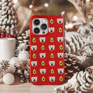 Custom Pet Face Photo With Icon Phone Case Gift For Dog And Cat Lover LM32 895331