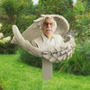 Custom Photo Your Wings Were Ready Memorial Garden Stake TH10 892843