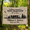 Personalized Welcome To Our Campsite Camping Tapestry HO82 903070