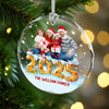 Custom Photo Our Kind Of Merry Family Glass Ornament Gift For Christmas CH07 899986