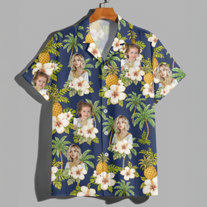 Custom Human Photo Tropical Vibe Family Hawaii Shirt HO82 893746