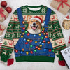 Custom Photo Dog Cat Personalized Christmas Ugly Sweater - Gifts For Dog Cat Lovers HA75 919512