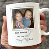 Custom Photo Dad We Love You White Mug - Personalized Father’s Day Gift HO82 902518