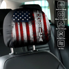 Personalized American Flag Freedom Independence Car Headrest Covers LM32 899549